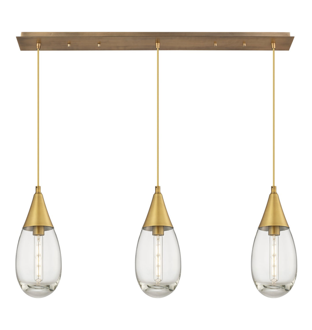 Innovations Downtown Urban 123-450-1P-BB-G450-6CL Pendant Light - Brushed Brass