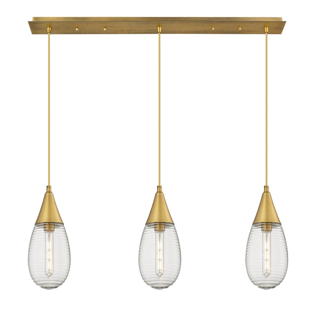 Innovations Downtown Urban 123-450-1P-BB-G450-6SCL Pendant Light - Brushed Brass