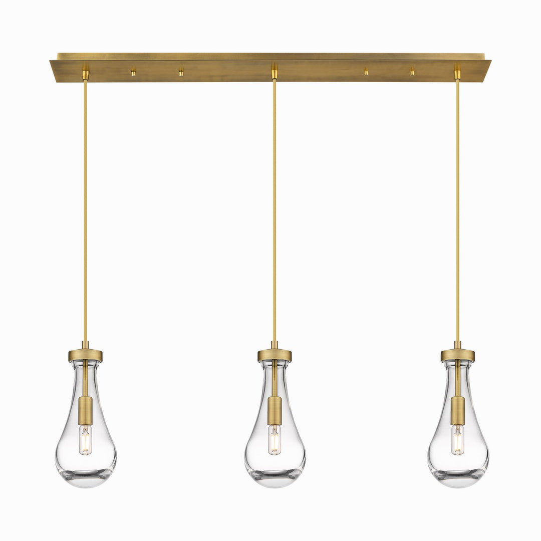 Innovations Downtown Urban 123-451-1P-BB-G451-5CL Pendant Light - Brushed Brass