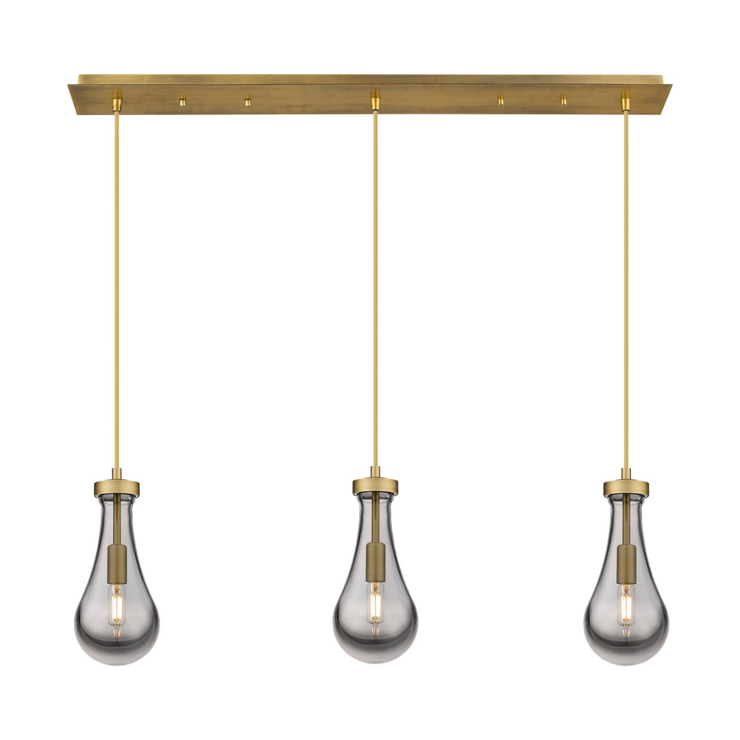 Innovations Downtown Urban 123-451-1P-BB-G451-5SM Pendant Light - Brushed Brass