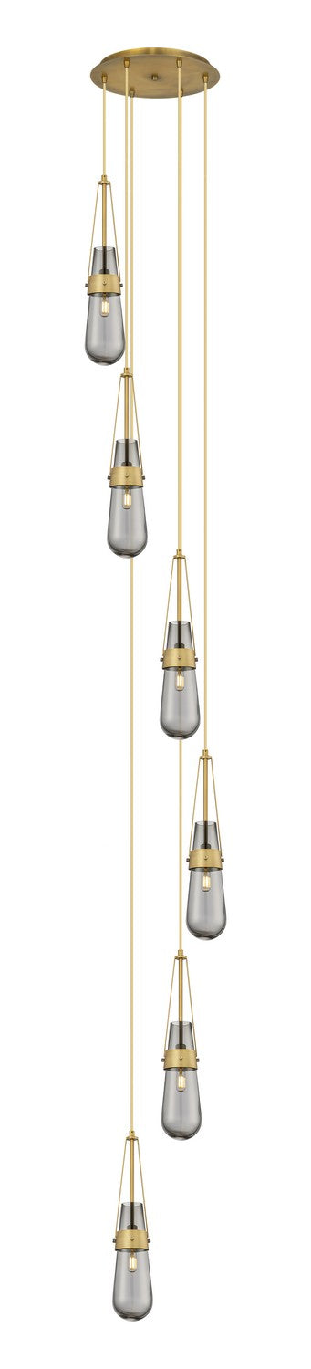 Innovations Downtown Urban 123-452-1P-BB-G452-4SM Pendant Light - Brushed Brass