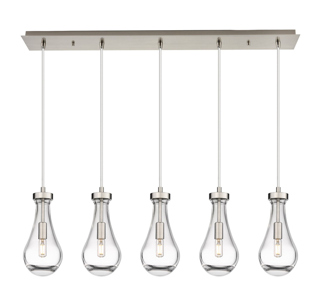 Innovations Downtown Urban 125-451-1P-SN-G451-5CL Pendant Light - Brushed Satin Nickel