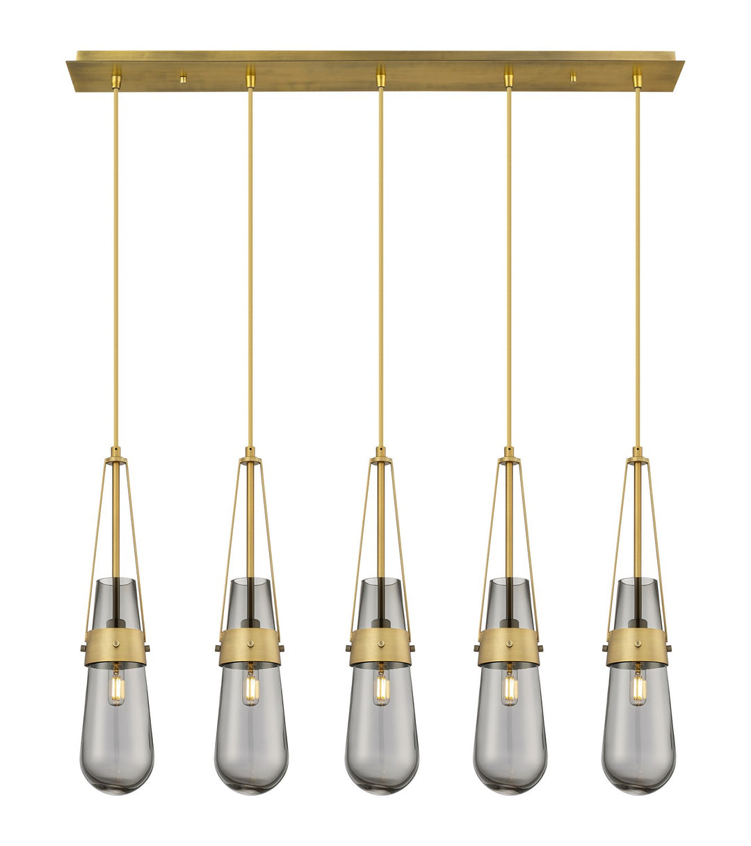 Innovations Downtown Urban 125-452-1P-BB-G452-4SM Pendant Light - Brushed Brass