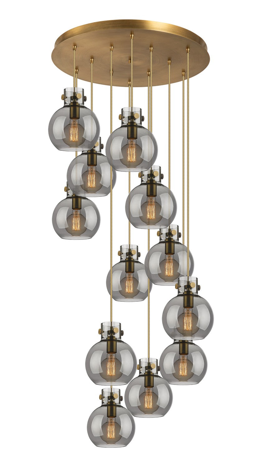 Innovations Newton 126-410-1PS-BB-G410-8SM Pendant Light - Brushed Brass