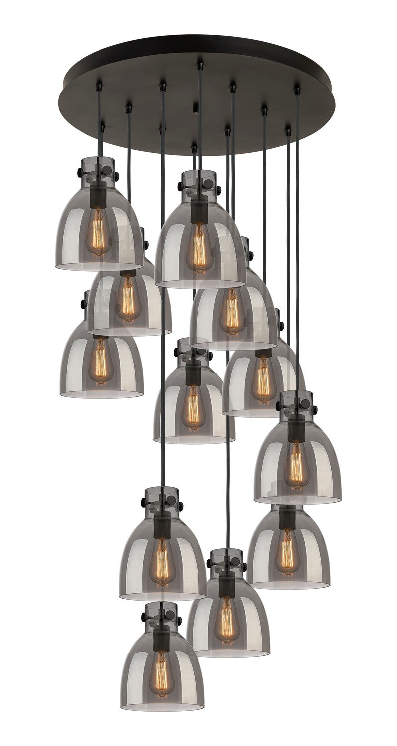 Innovations Downtown Urban 126-410-1PS-BK-G412-8SM Pendant Light - Matte Black