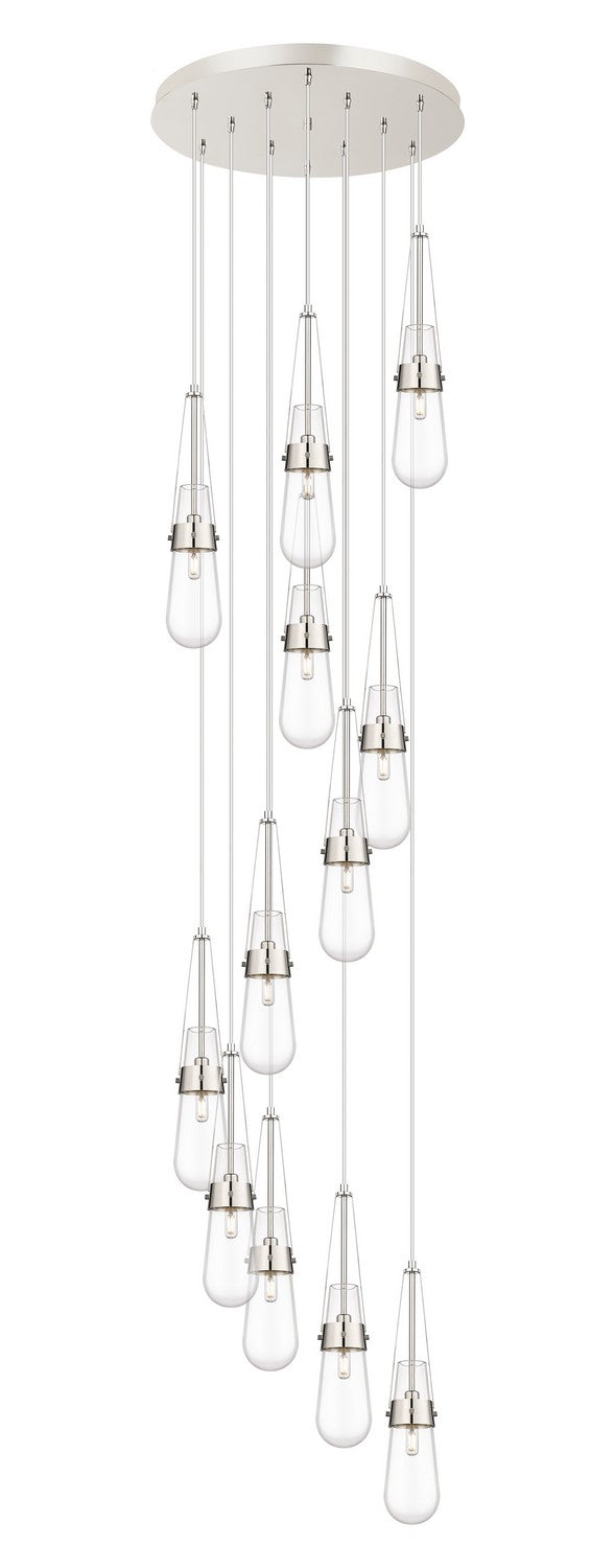 Innovations Downtown Urban 126-452-1P-PN-G452-4CL Pendant Light - Polished Nickel