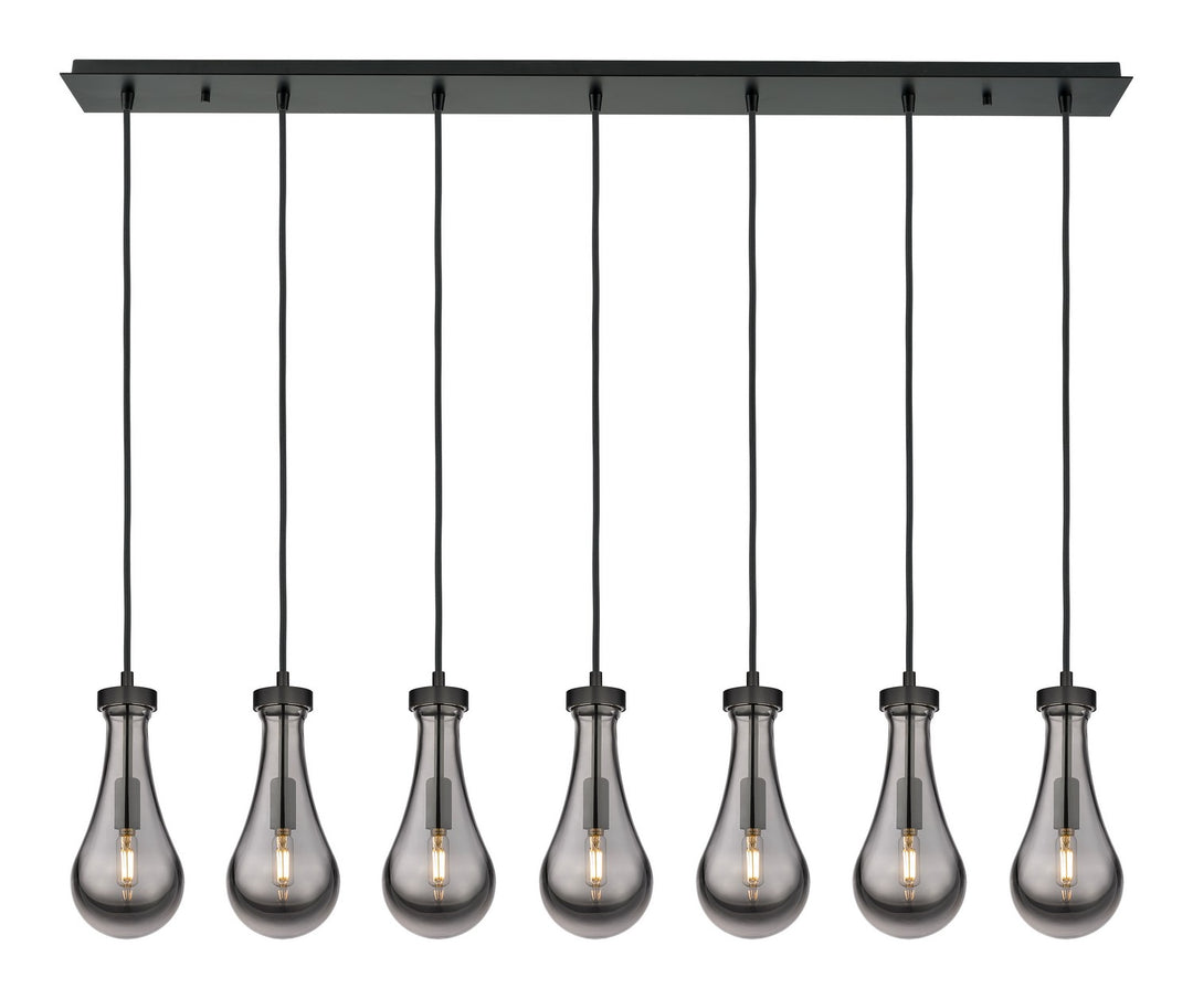 Innovations Downtown Urban 127-451-1P-BK-G451-5SM Pendant Light - Matte Black