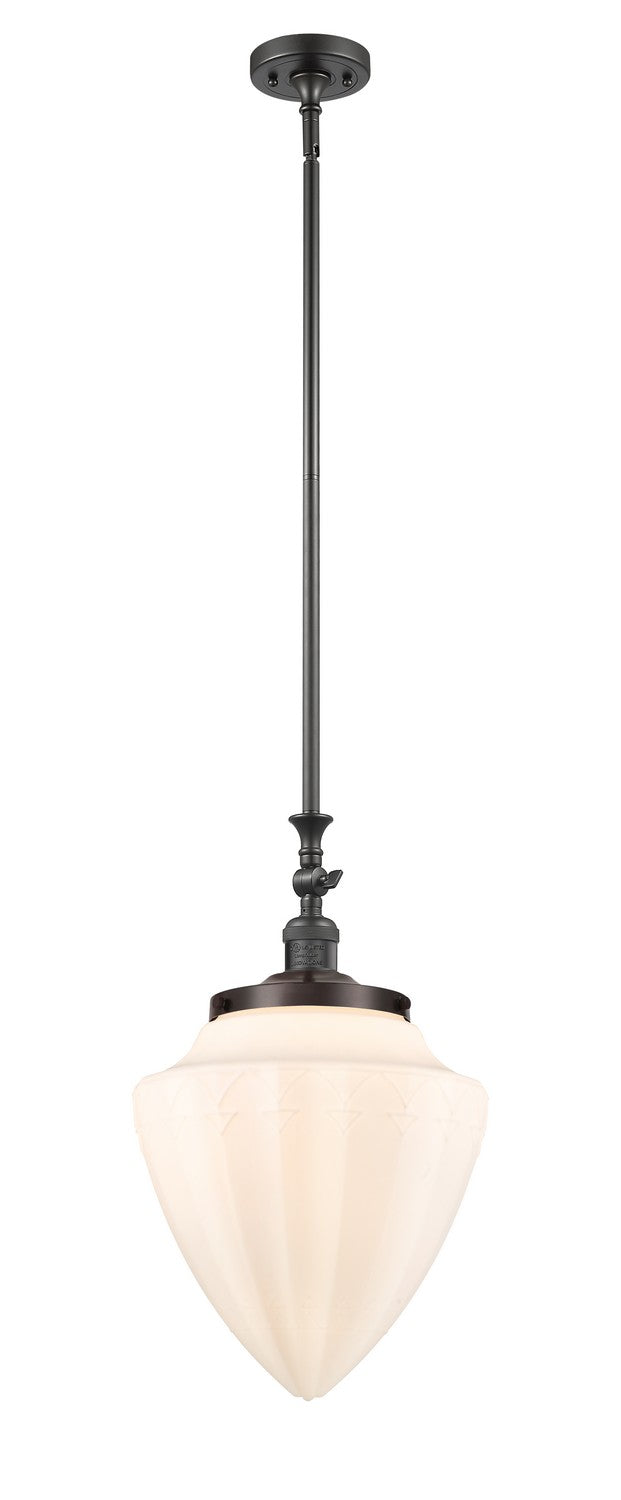 Innovations Franklin Restoration 206-OB-G661-12 Pendant Light - Oil Rubbed Bronze