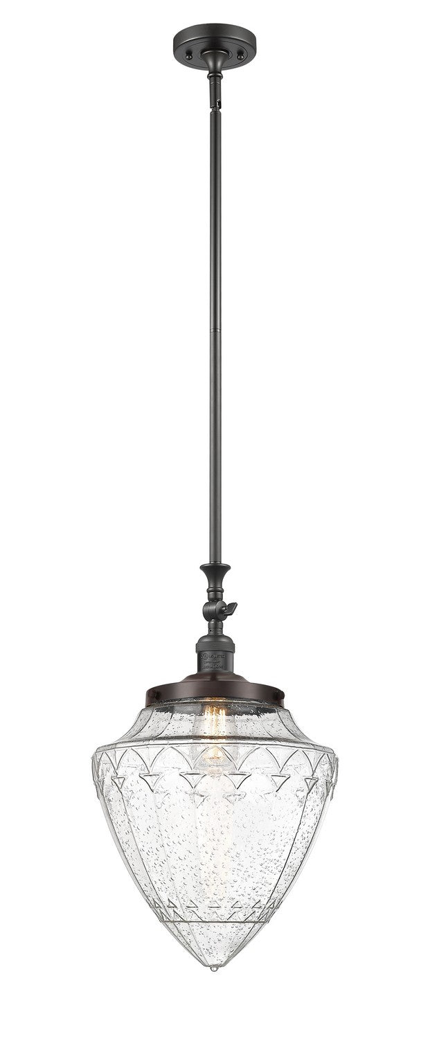 Innovations Franklin Restoration 206-OB-G664-12 Pendant Light - Oil Rubbed Bronze