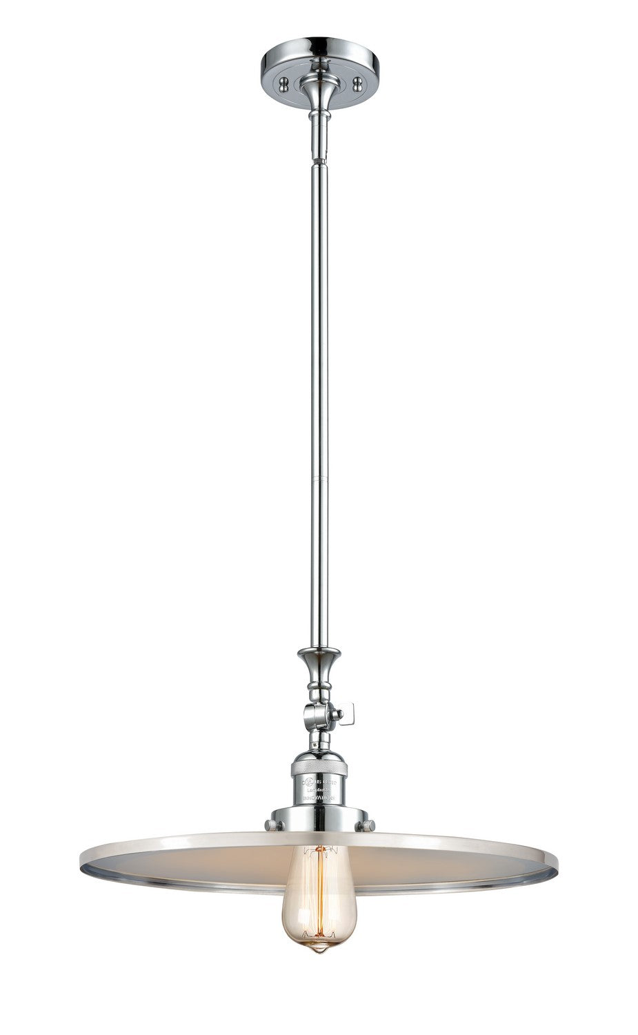 Innovations Franklin Restoration 206-PC-MFR-PC-16 Pendant Light - Polished Chrome