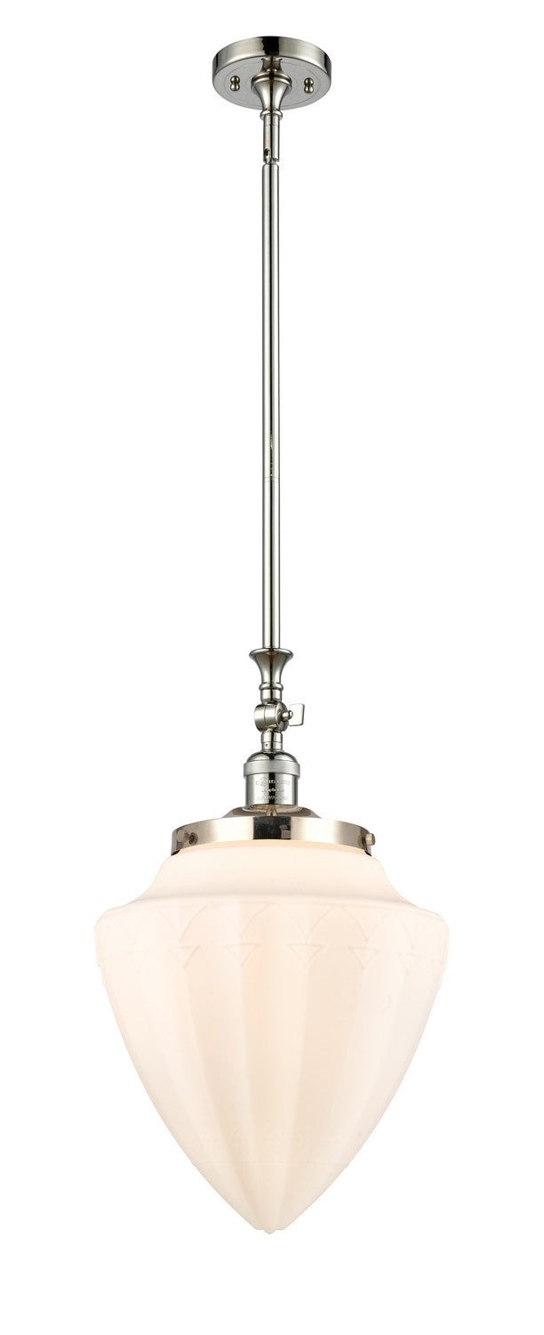 Innovations Franklin Restoration 206-PN-G661-12 Pendant Light - Polished Nickel