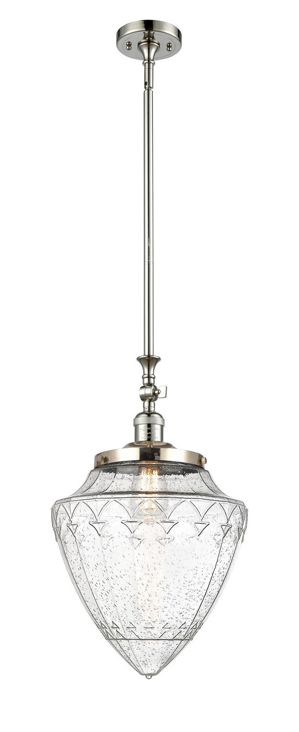 Innovations Franklin Restoration 206-PN-G664-12 Pendant Light - Polished Nickel