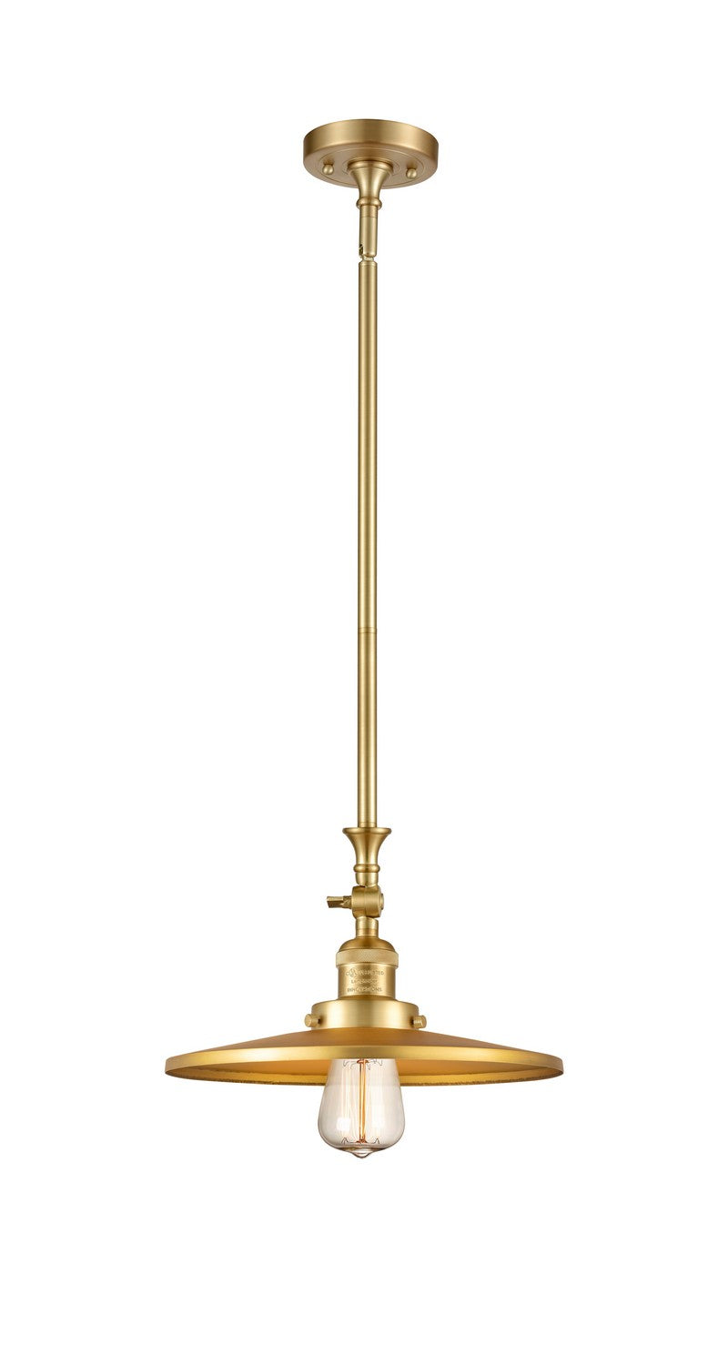 Innovations Franklin Restoration 206-SG-MFR-SG-12 Pendant Light - Satin Gold