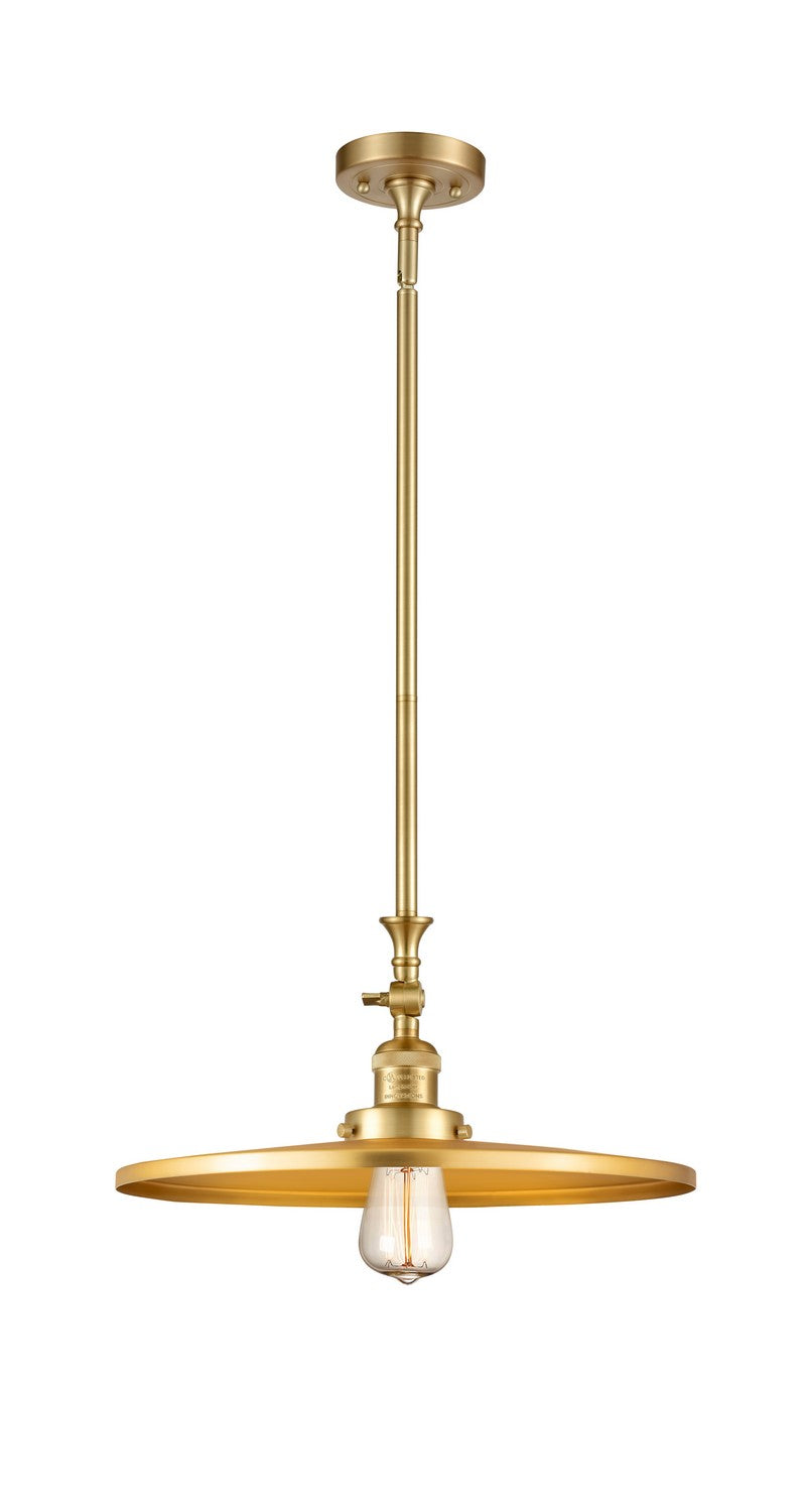 Innovations Franklin Restoration 206-SG-MFR-SG-16 Pendant Light - Satin Gold
