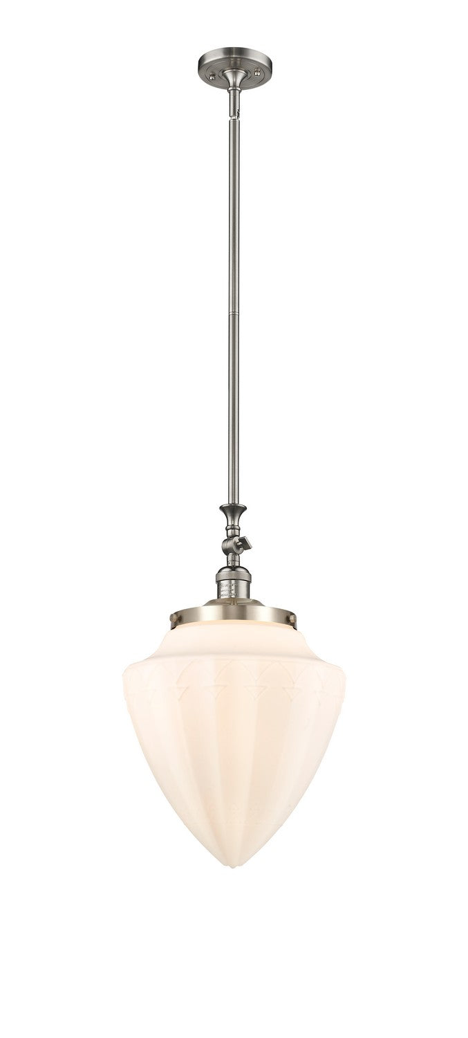 Innovations Franklin Restoration 206-SN-G661-12 Pendant Light - Brushed Satin Nickel