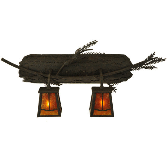 Meyda Tiffany Pine Branch 136511 Bath Vanity Light 25 in. wide - Custom