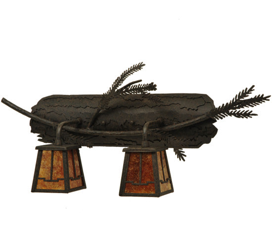 Meyda Tiffany Pine Branch 136511 Bath Vanity Light 25 in. wide - Custom