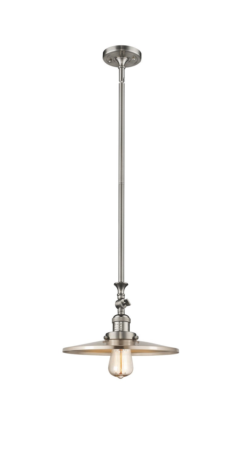 Innovations Franklin Restoration 206-SN-MFR-SN-12 Pendant Light - Brushed Satin Nickel