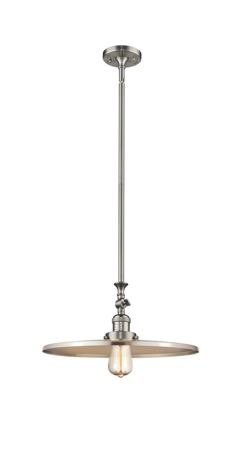 Innovations Franklin Restoration 206-SN-MFR-SN-16 Pendant Light - Brushed Satin Nickel
