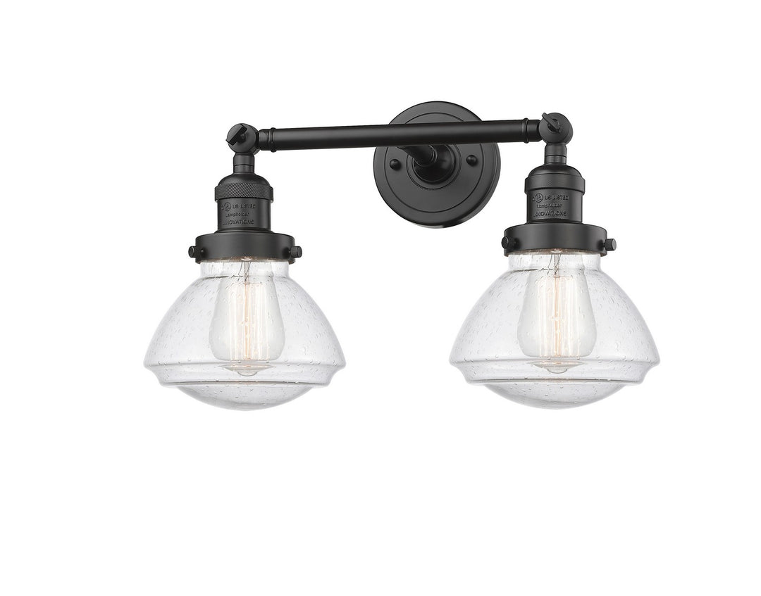 Innovations Franklin Restoration 208-OB-G324-LED Bath Vanity Light 18 in. wide - Oil Rubbed Bronze