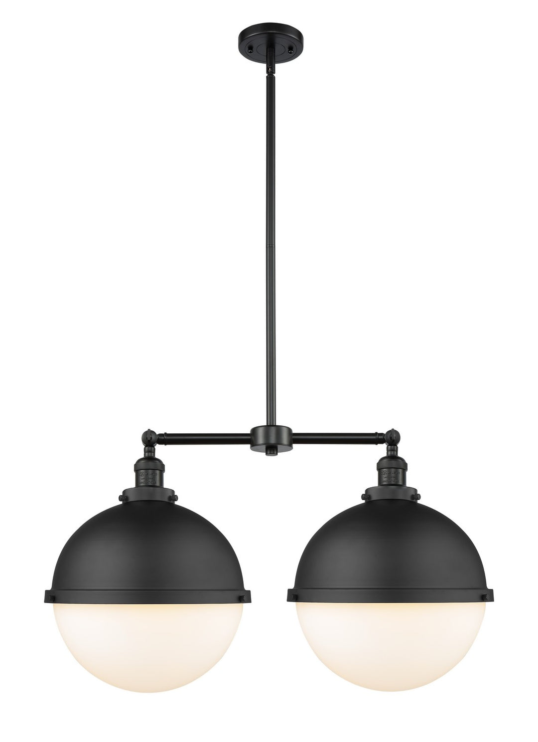 Innovations Franklin Restoration 209-BK-HFS-121-BK-LED Chandelier Light - Matte Black