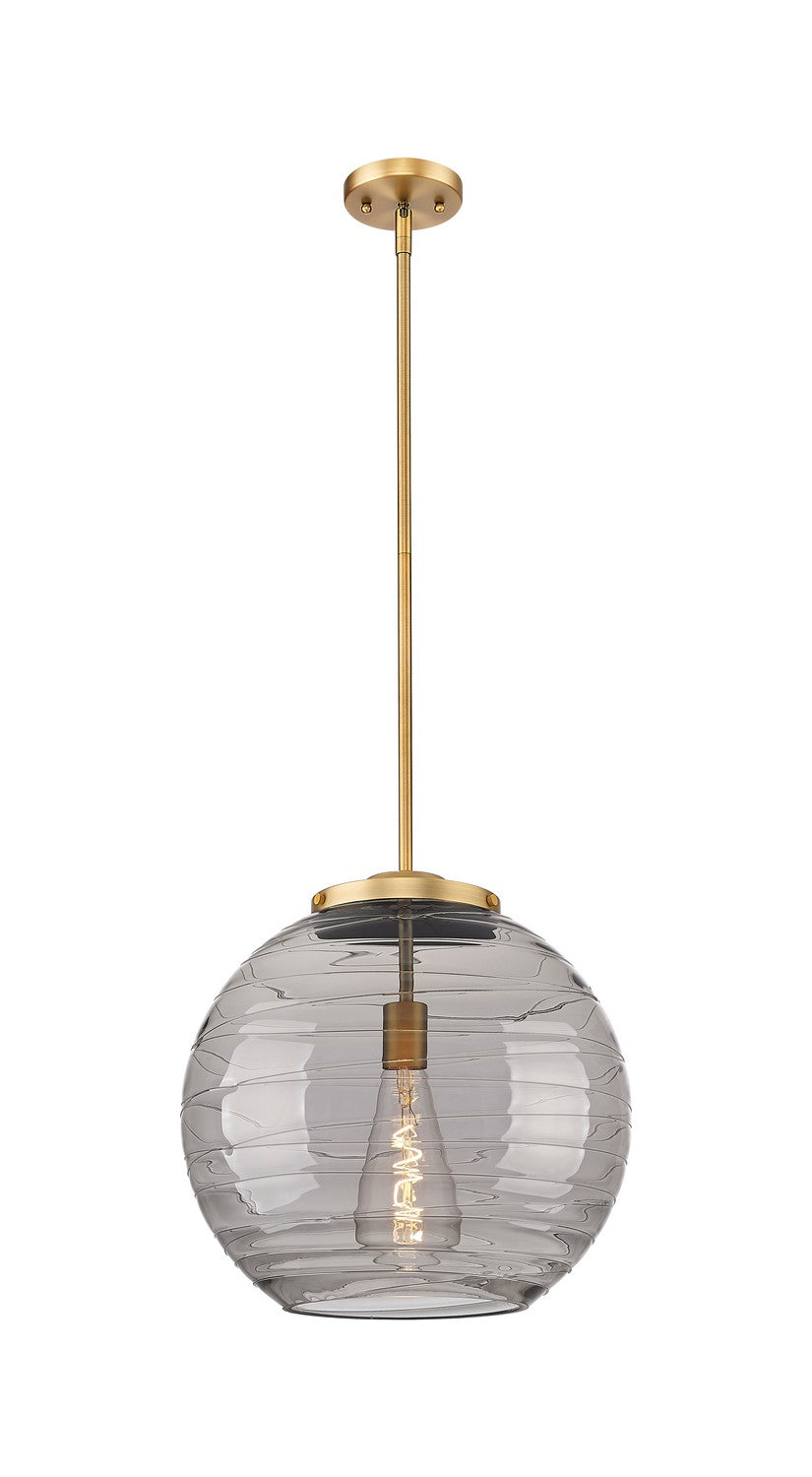 Innovations Ballston 221-1S-BB-G1213-16SM Pendant Light - Brushed Brass