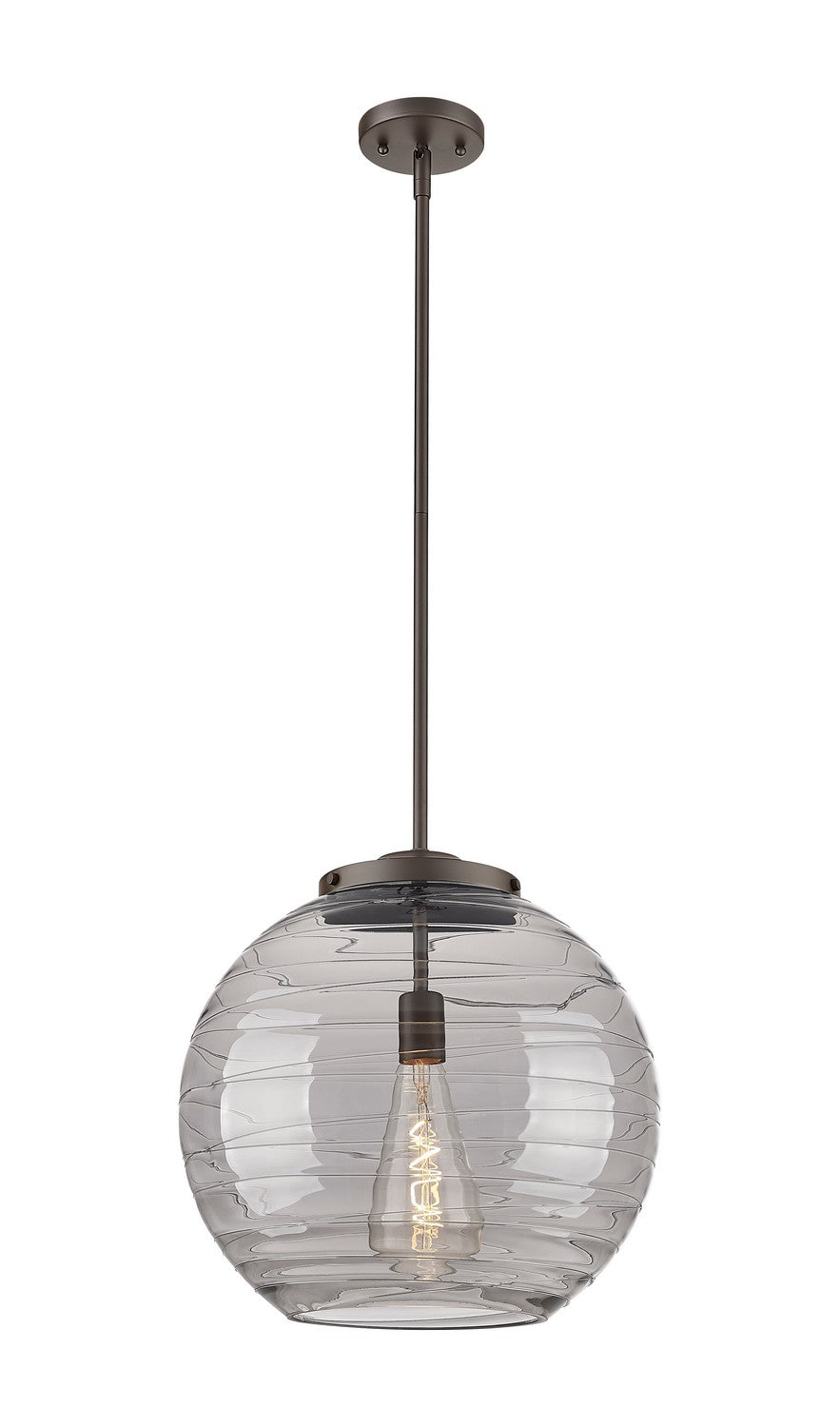 Innovations Ballston 221-1S-OB-G1213-16SM Pendant Light - Oil Rubbed Bronze