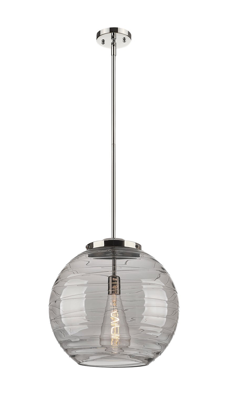 Innovations Ballston 221-1S-PN-G1213-16SM Pendant Light - Polished Nickel