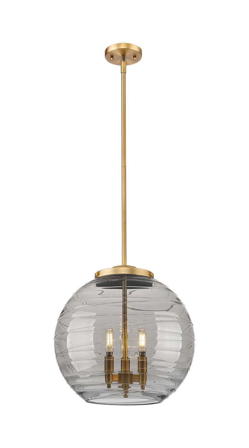 Innovations Ballston 221-3S-BB-G1213-16SM Pendant Light - Brushed Brass