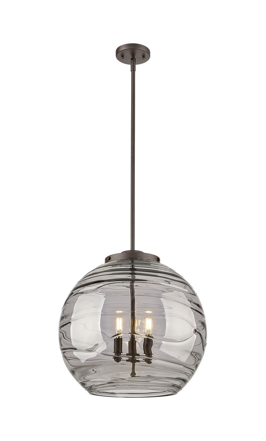 Innovations Ballston 221-3S-OB-G1213-18SM Pendant Light - Oil Rubbed Bronze