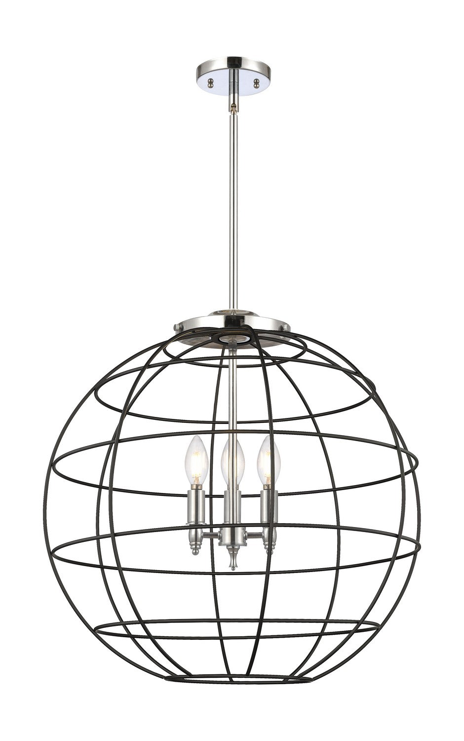 Innovations Essex 221-3S-PC-CE-22-BK Pendant Light - Polished Chrome