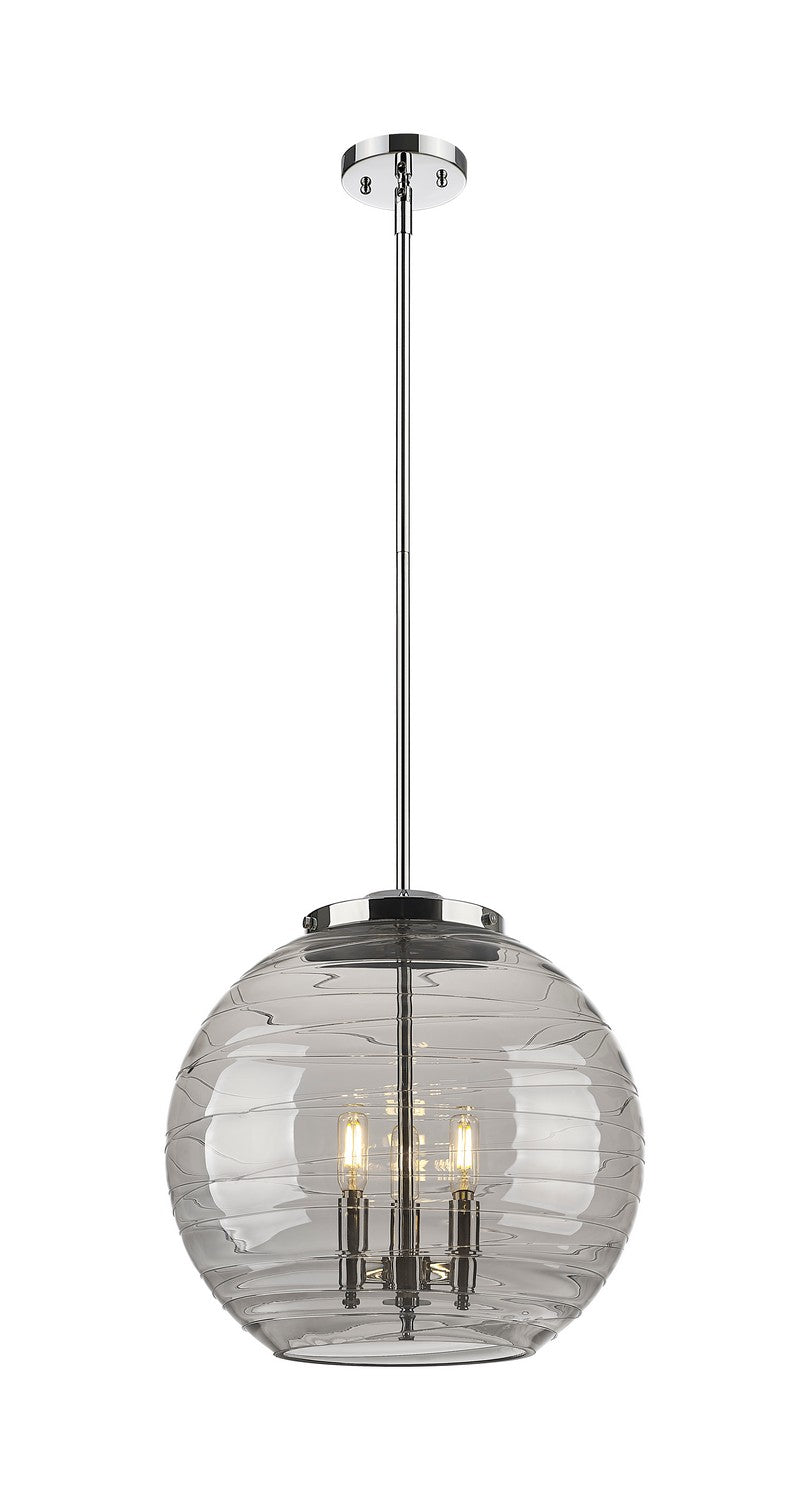 Innovations Ballston 221-3S-PC-G1213-16SM Pendant Light - Polished Chrome