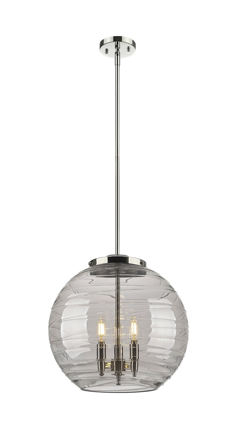 Innovations Ballston 221-3S-PN-G1213-16SM Pendant Light - Polished Nickel