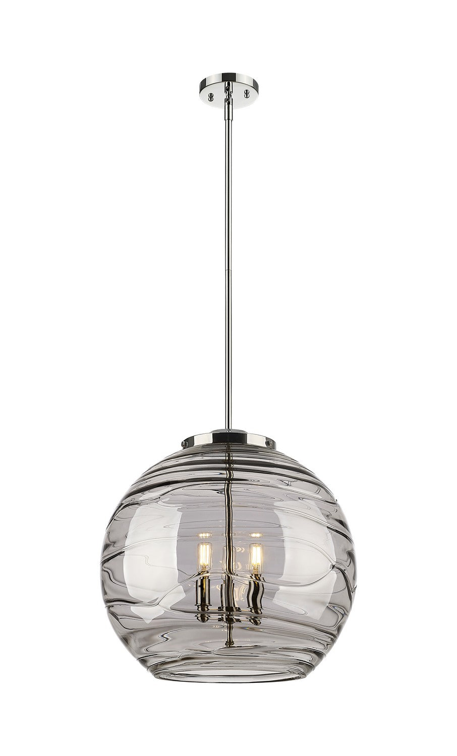 Innovations Ballston 221-3S-PN-G1213-18SM Pendant Light - Polished Nickel