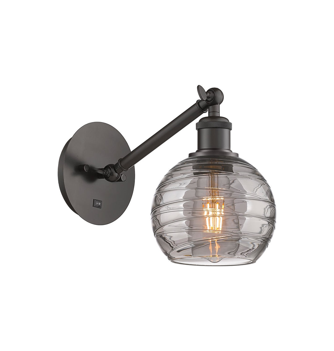 Innovations Ballston 317-1W-OB-G1213-6SM Wall Sconce Light - Oil Rubbed Bronze