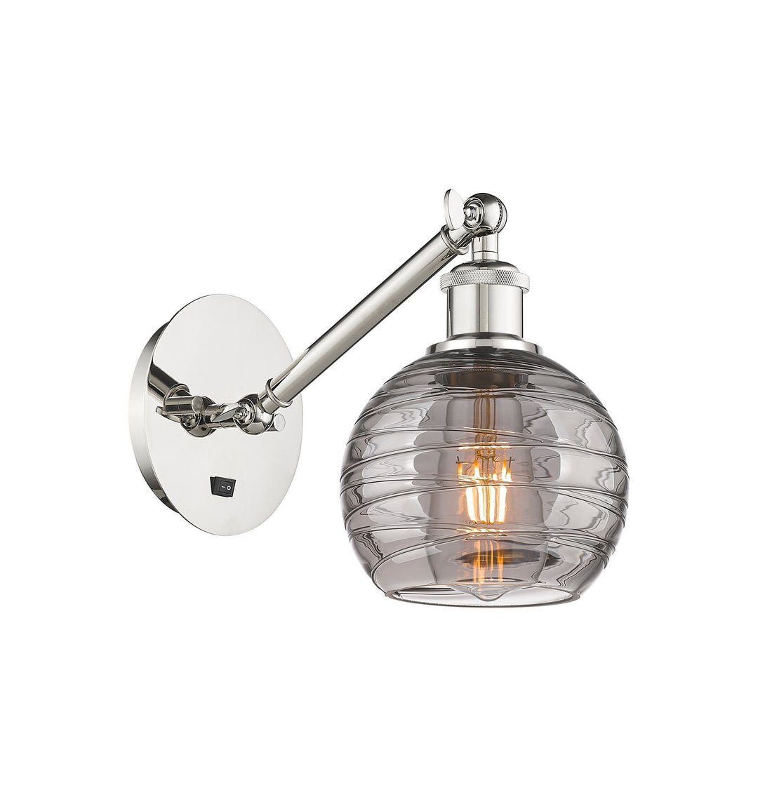 Innovations Ballston 317-1W-PN-G1213-6SM Wall Sconce Light - Polished Nickel