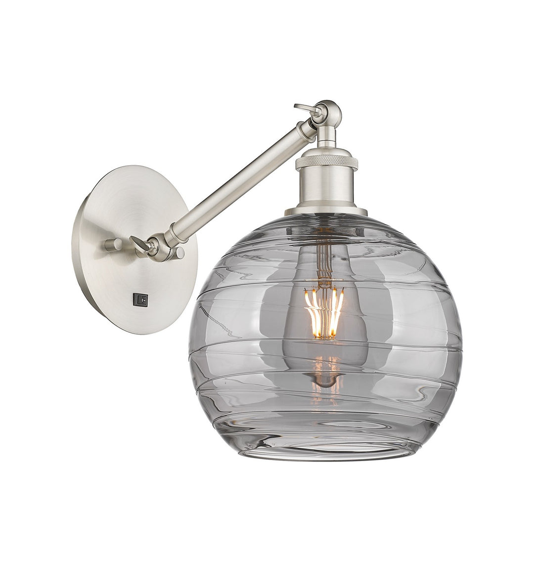 Innovations Ballston 317-1W-SN-G1213-8SM Wall Sconce Light - Brushed Satin Nickel