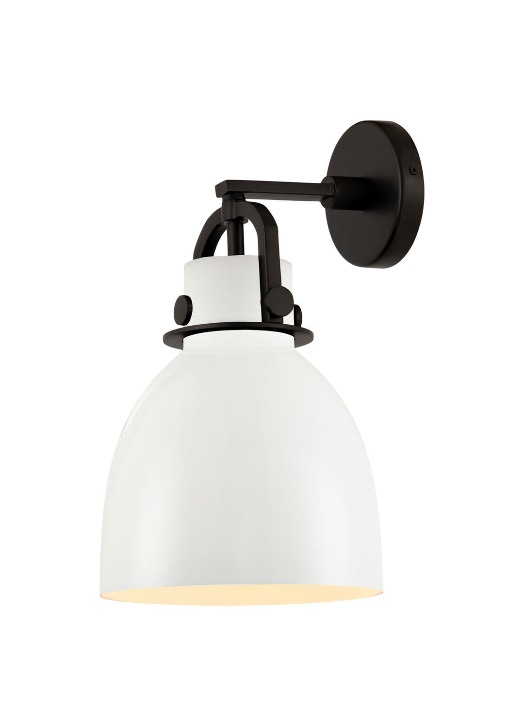 Innovations Downtown Urban 410-1W-BK-M412-8W Wall Sconce Light - Matte Black