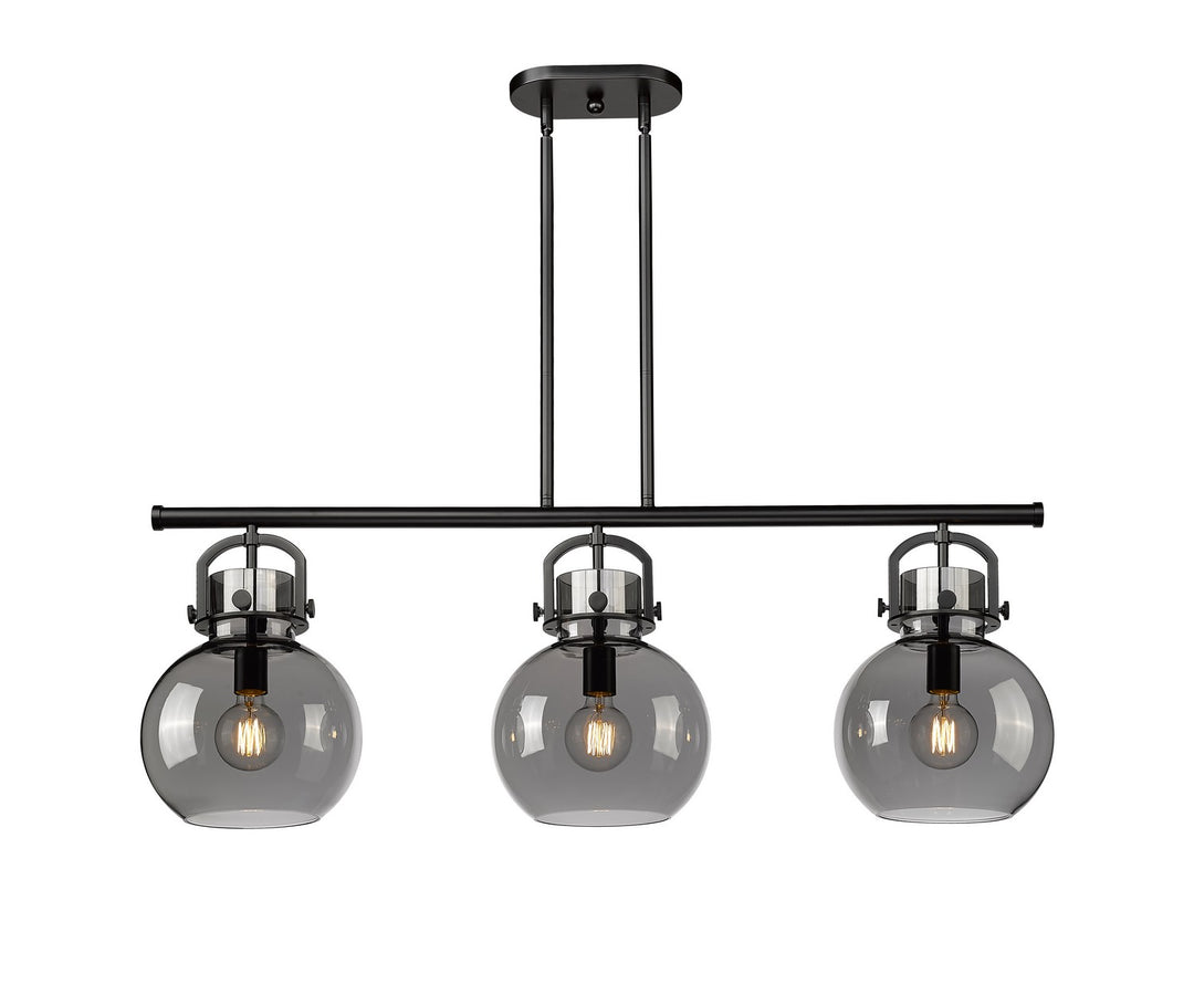 Innovations Downtown Urban 410-3I-BK-G410-10SM Chandelier Light - Matte Black