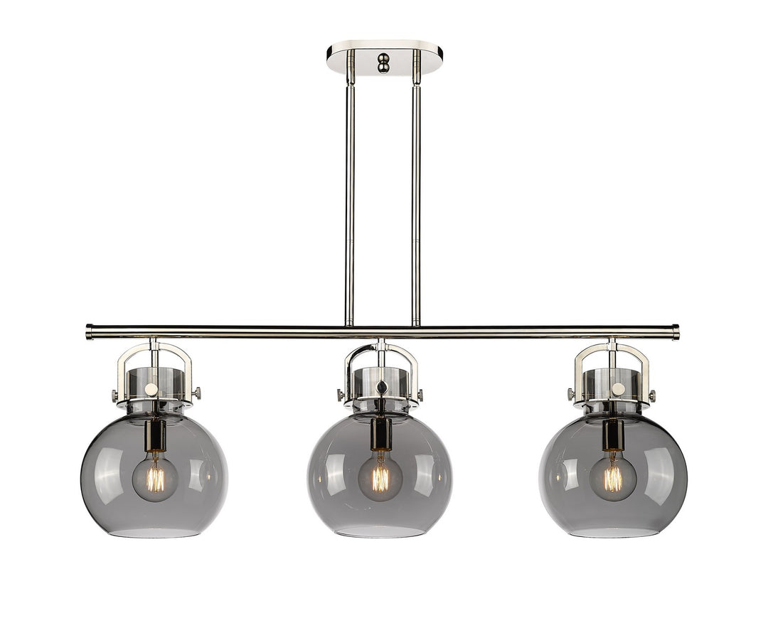 Innovations Downtown Urban 410-3I-PN-G410-10SM Chandelier Light - Polished Nickel