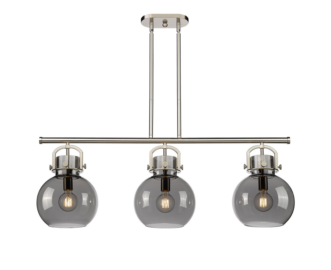 Innovations Downtown Urban 410-3I-SN-G410-10SM Chandelier Light - Satin Nickel