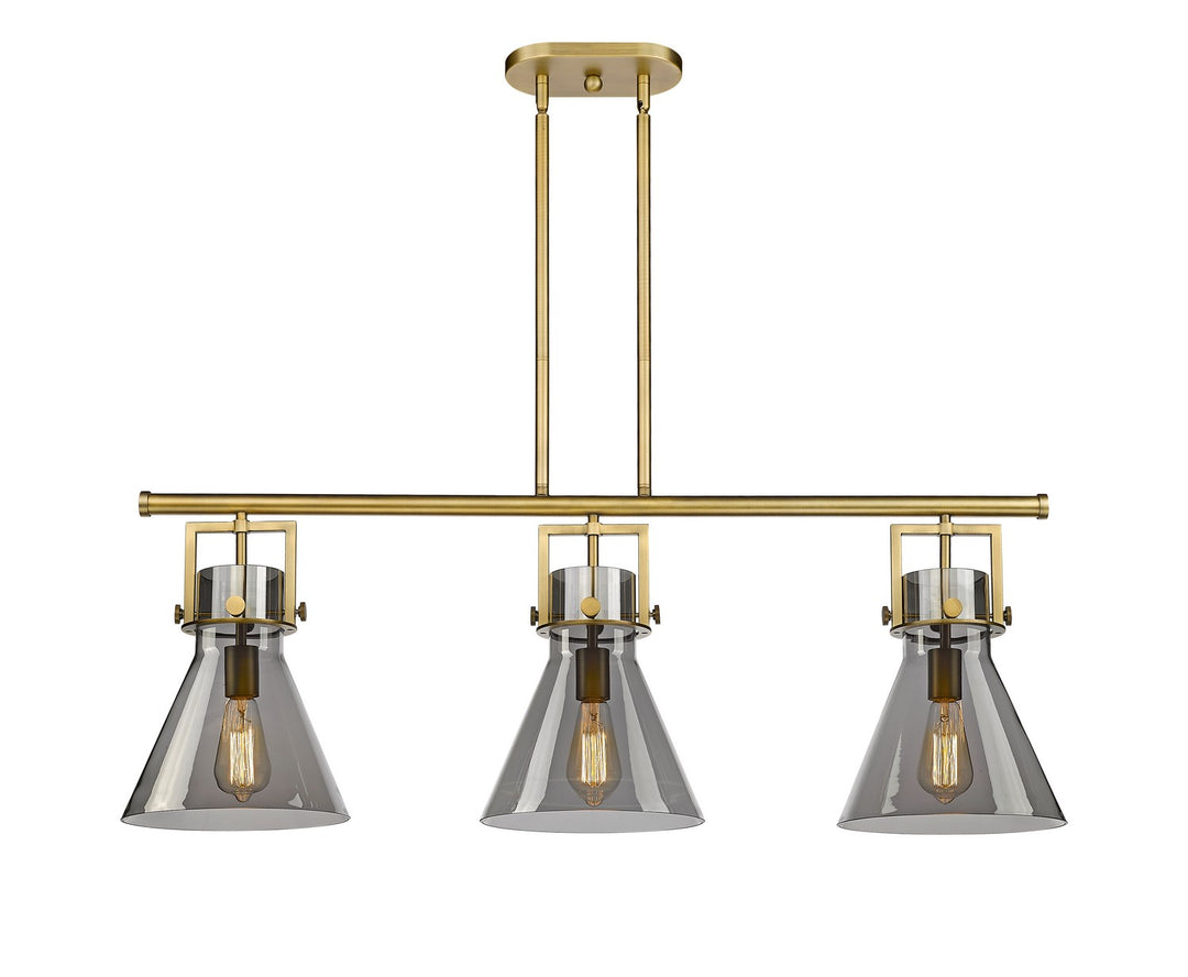 Innovations Downtown Urban 411-3I-BB-G411-10SM Chandelier Light - Brushed Brass