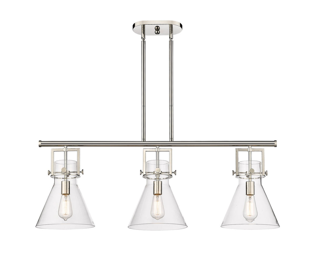 Innovations Downtown Urban 411-3I-PN-G411-10CL Chandelier Light - Polished Nickel