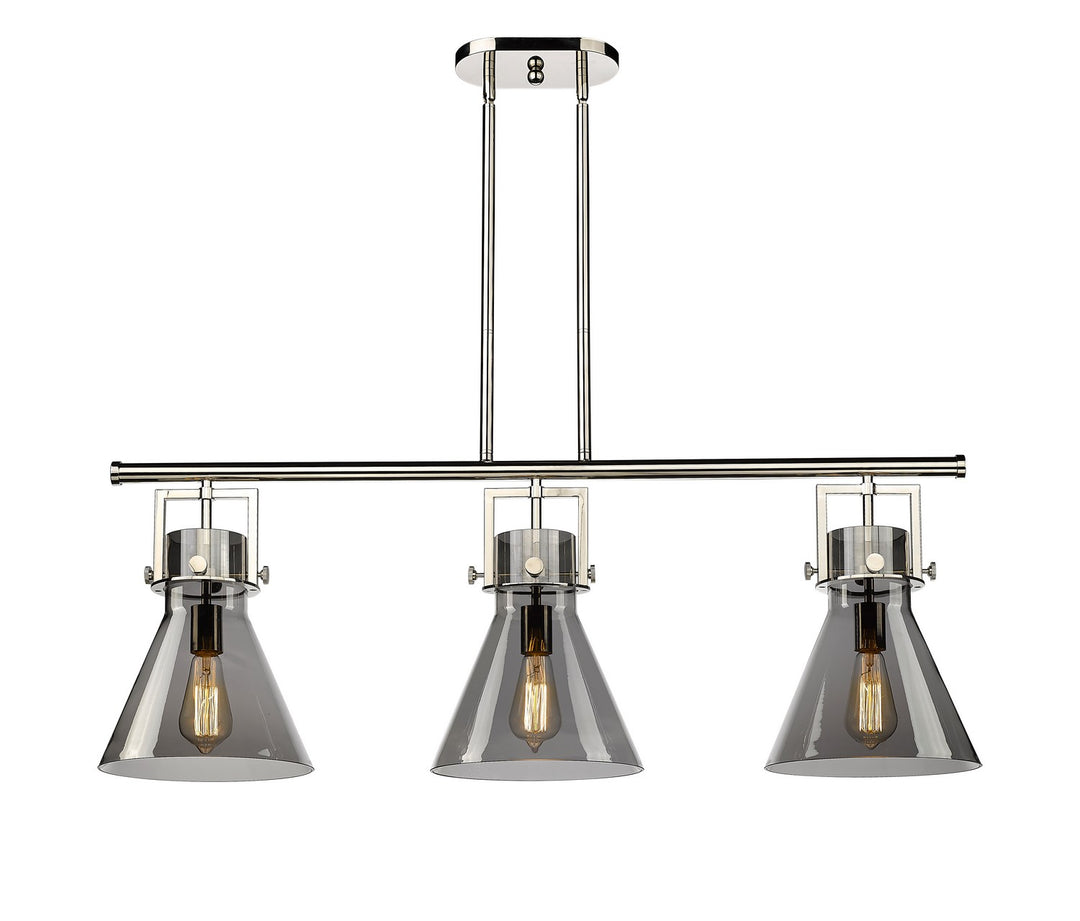 Innovations Downtown Urban 411-3I-PN-G411-10SM Chandelier Light - Polished Nickel