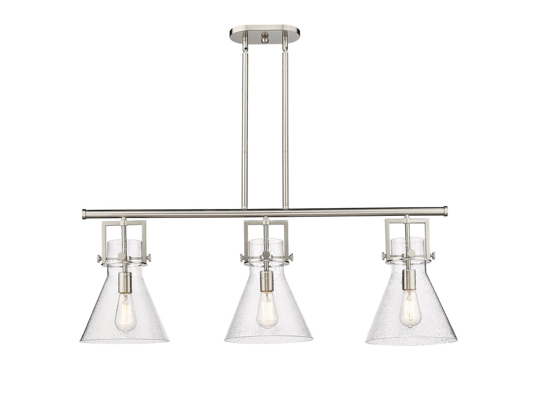 Innovations Downtown Urban 411-3I-SN-G411-10SDY Chandelier Light - Satin Nickel