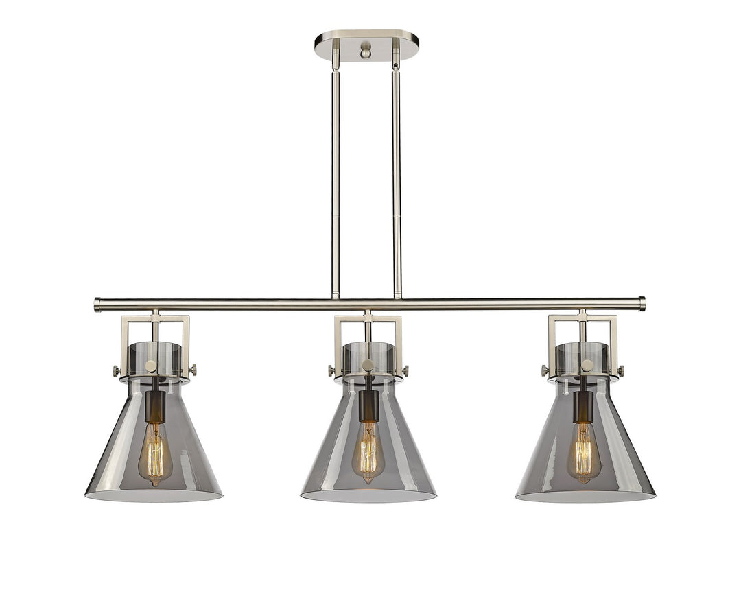 Innovations Downtown Urban 411-3I-SN-G411-10SM Chandelier Light - Satin Nickel