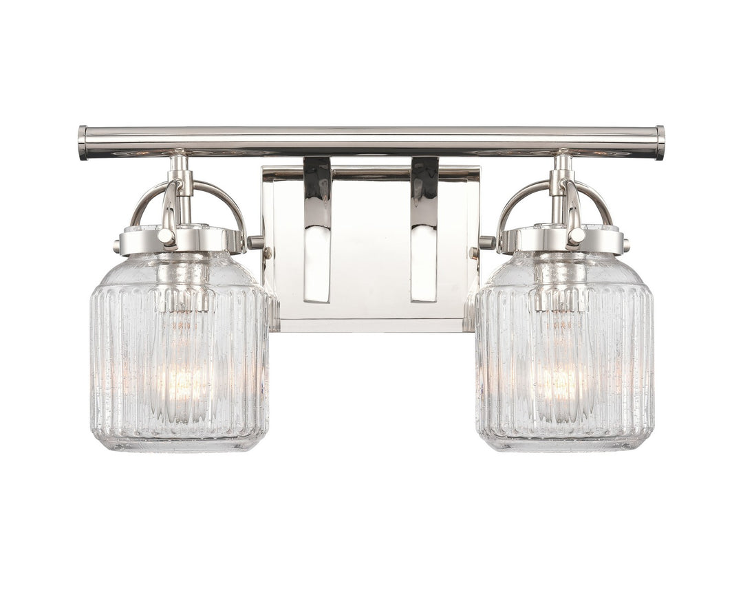 Innovations Downtown Urban 416-2W-PN-G416-6SDY Bath Vanity Light 16 in. wide - Polished Nickel
