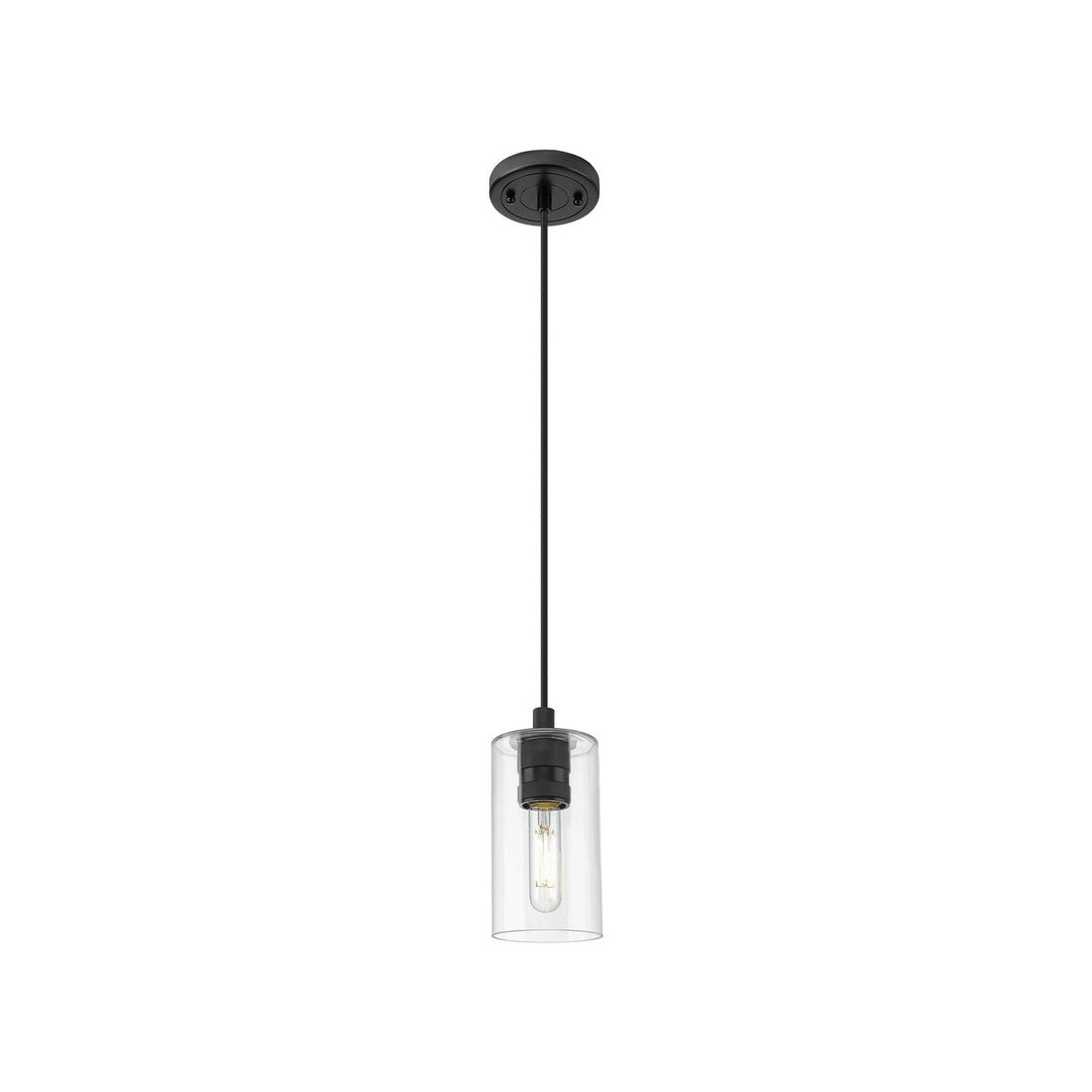 Innovations Downtown Urban 434-1P-BK-G434-7CL Pendant Light - Matte Black