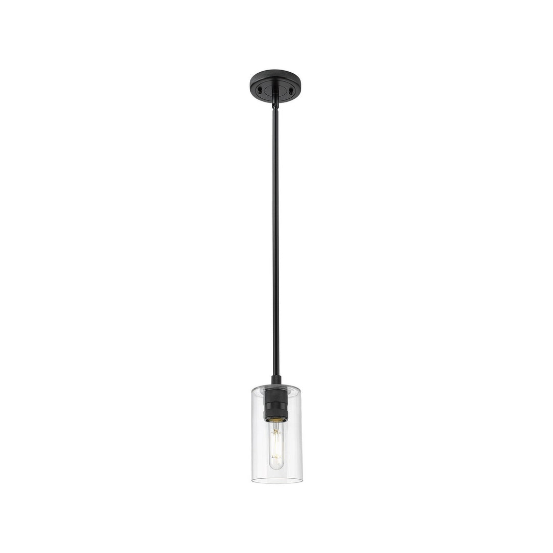 Innovations Downtown Urban 434-1S-BK-G434-7CL Pendant Light - Matte Black