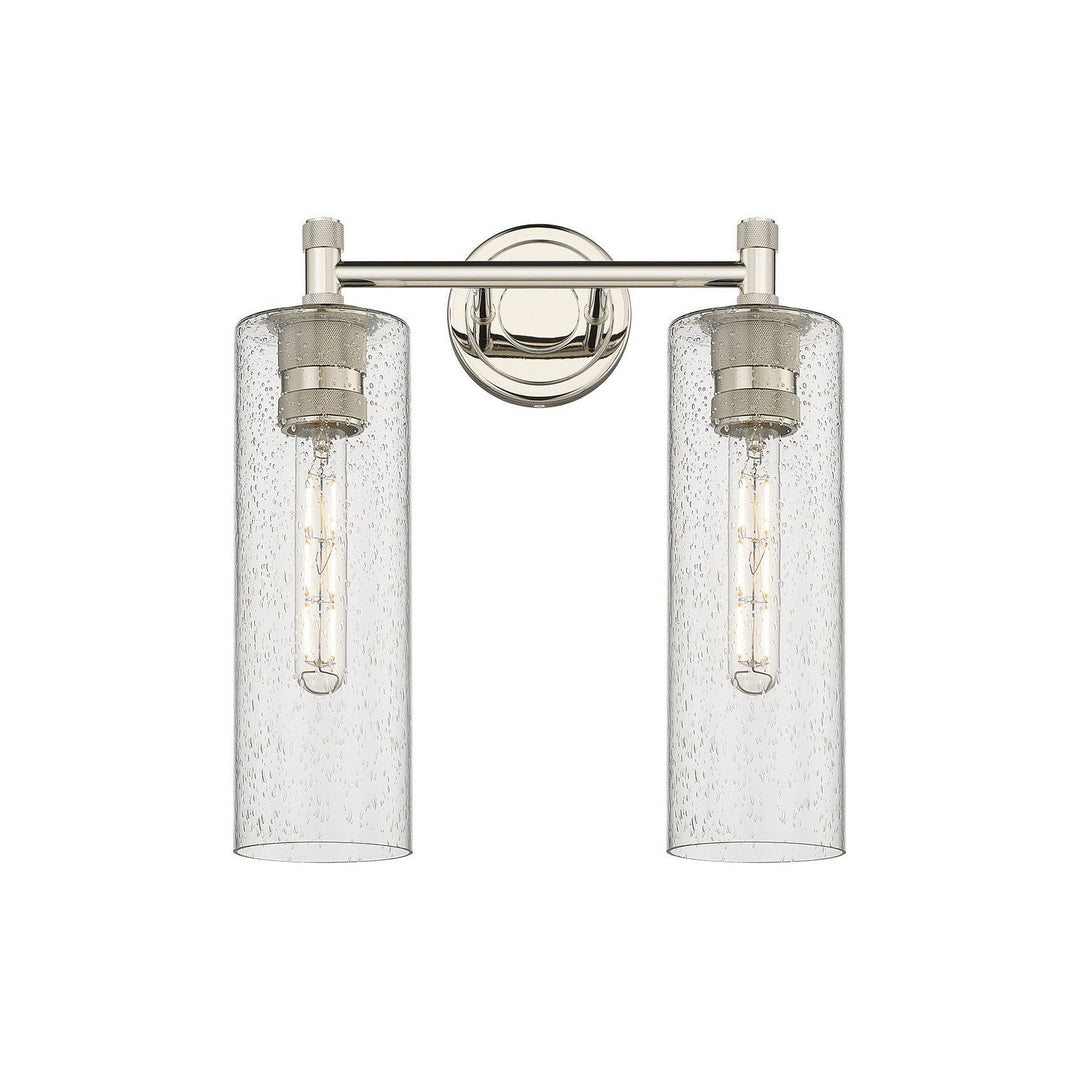 Innovations Downtown Urban 434-2W-PN-G434-12SDY Bath Vanity Light 14 in. wide - Polished Nickel